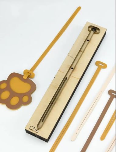 Leder-Stanzform, Lederwaren, Holz-Stanzform für Bastelarbeiten, hängende Dekoration, Verbindungsgürtel, 230 x 8 mm Leder-Stanzform, Lederwaren, Holz-Stanzform für Bastelarbeiten, hängende Dekoration, Verbindungsgürtel, 230 x 8 mm von ZHONGJIUYUAN