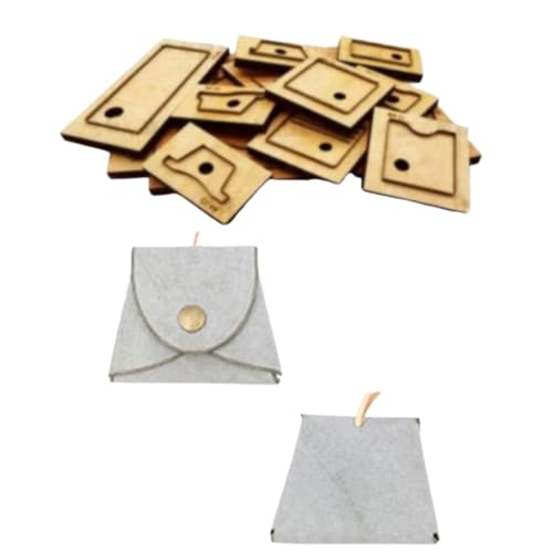 Leder-Stanzform, Lederwaren, Holz-Stanzform für Heimwerker, Handwerk, Mini-Münztasche Leder-Stanzform, Lederwaren, Holz-Stanzform für Heimwerker, Handwerk, Mini-Münztasche von ZHONGJIUYUAN