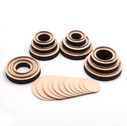 Leder-Stanzform, Lederwaren, Holz-Stanzformen für Bastelarbeiten, Kreis (5 Größen: 80 mm, 90 mm, 100 mm, 110 mm, 120 mm) von ZHONGJIUYUAN