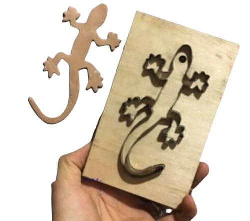 Leder-Stanzform für Lederwaren, Holz-Stanzform für Heimwerker, Handwerk, Schlangenanhänger von ZHONGJIUYUAN