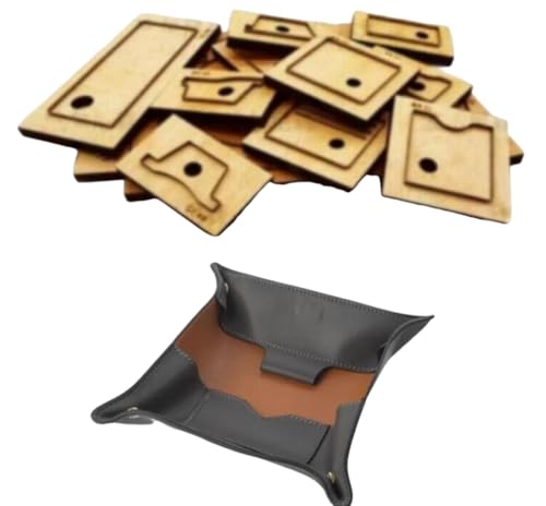 Leder-Stanzformen, Holz-Stahlschneider, Handwerk, Handwerk, Aufsätze, Stanzen, langlebige Holz-Stanzform für Lederwaren, Ledergeldbörse (kein Stichloch) von ZHONGJIUYUAN