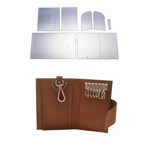Modischer Schlüsselanhänger, Tasche, Kartenhalter, Mustervorlage, DIY-Lederhandwerk-Vorlage, Kunststoffhülle, vorgeschnittene Schablone, handgefertigtes Ledertaschen-Lineal für Bastelbedarf Modischer Schlüsselanhänger, Tasche, Kartenhalter, Mustervorlage, DIY-Lederhandwerk-Vorlage, Kunststoffhülle, vorgeschnittene Schablone, handgefertigtes Ledertaschen-Lineal für Bastelbedarf von ZHONGJIUYUAN