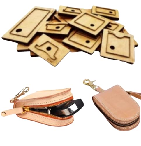 Stanzform für Leder, Metalllegierung, Stahl, mit Holzplatte, für Heimwerker, Handwerk, Mini-Autoschlüsseletui, Tasche Stanzform für Leder, Metalllegierung, Stahl, mit Holzplatte, für Heimwerker, Handwerk, Mini-Autoschlüsseletui, Tasche von ZHONGJIUYUAN