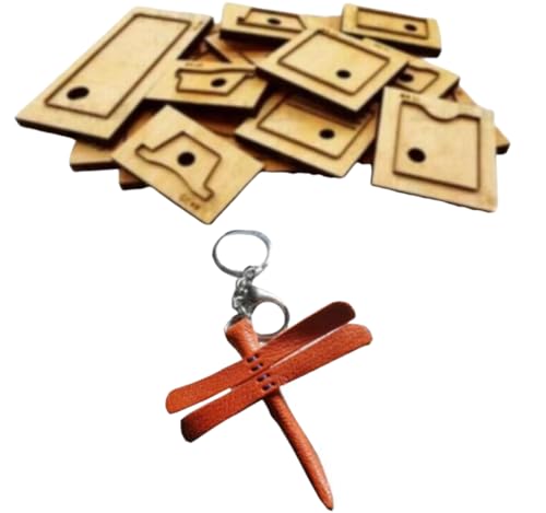 Stanzform für Leder, Metalllegierung, Stahl-Stanzform mit Holzplatte, für Bastelarbeiten, Libellen-Dekoration, 85 x 60 mm Stanzform für Leder, Metalllegierung, Stahl-Stanzform mit Holzplatte, für Bastelarbeiten, Libellen-Dekoration, 85 x 60 mm von ZHONGJIUYUAN