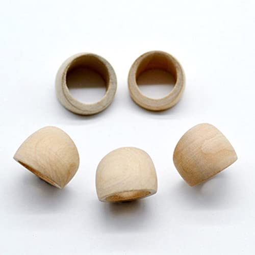Unlackierter Ring, natürlich, unbehandelt, schlichter Holzring für DIY-Schmuckherstellung, handgefertigte Geschenke, natürliche Holzfarbe, 10 Stück Unlackierter Ring, natürlich, unbehandelt, schlichter Holzring für DIY-Schmuckherstellung, handgefertigte Geschenke, natürliche Holzfarbe, 10 Stück von ZHONGJIUYUAN