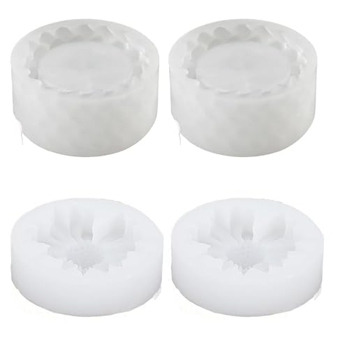 4 Stücke Kerzenform Silikon, Silikonform Blumen, DIY Silikonform Kerzen Gießen Formen, Gießformen Silikonformen für Schokolade, Gelee, Kunsthandwerk Dekorationen 4 Stücke Kerzenform Silikon, Silikonform Blumen, DIY Silikonform Kerzen Gießen Formen, Gießformen Silikonformen für Schokolade, Gelee, Kunsthandwerk Dekorationen von ZHOUHON