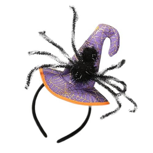 ZHOUSUFEN 3D Hexenhut Spinnen Hut Weihnachten Stirnband Halloween Party Foto Requisiten Party Cosplay Requisiten von ZHOUSUFEN