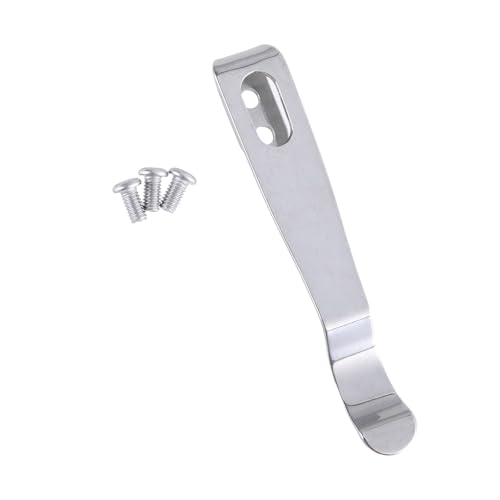 ZHOUSUFEN Faltschneider-Clip aus Edelstahl, Rückenclip-Taschen, Klemmschneider, Clip, Schneidertaschen, Clip, Werkzeugtaschen, Clip-Zubehör von ZHOUSUFEN