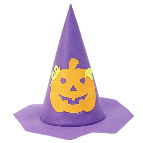 ZHOUSUFEN Halloween-Hexenhut für Kinder und Erwachsene, Halloween-Party, Cosplay-Kostüm, Halloween-Party-Zubehör von ZHOUSUFEN