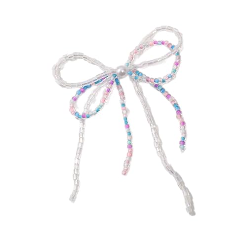 ZHOUSUFEN Handgefertigte Perlenschleife Anhänger Schuhschnalle Ornament Imitation Perle Schleifen geformte Ohrringe Haarschmuck Herstellung Werkzeug von ZHOUSUFEN