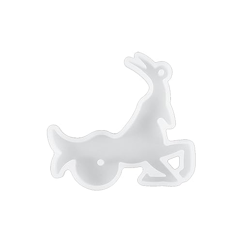 ZHOUSUFEN Schlüsselanhänger-Harz-Form für Bastelarbeiten, Anhänger, Silikonform, Kristall, Epoxidharz, Gießen, Handwerk, Schmuckherstellung von ZHOUSUFEN