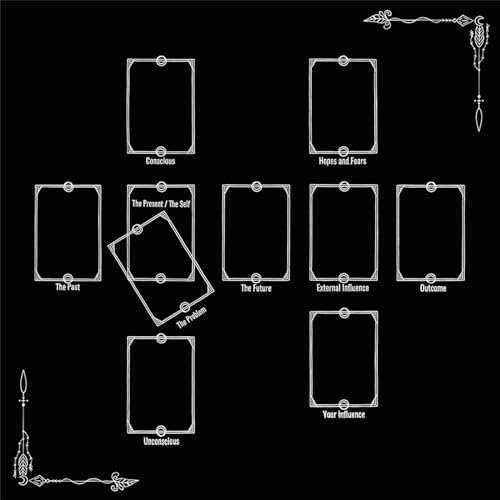 ZHOUSUFEN Tarots Tischdecke Rune Wahrsagungen Tischdecke Astrologie Orakel Brettspiel Matte Quadratische Form Pendel Altar Tischdecke ZHOUSUFEN Tarots Tischdecke Rune Wahrsagungen Tischdecke Astrologie Orakel Brettspiel Matte Quadratische Form Pendel Altar Tischdecke von ZHOUSUFEN