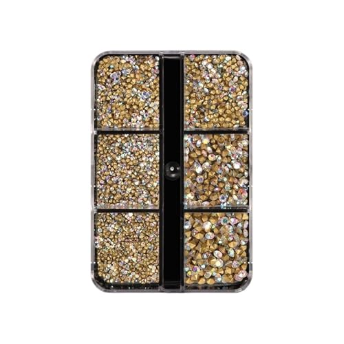Hotfix Strasssteine Für Kleidung 1000 Stück Kristall-Strasssteine ​​für Nagelkunst, superhelles Glas, spitze Unterseite, Glitzer-Diamant, mehrere Größen, Maniküre-Zubehör(Clear AB) von ZHOUXYFDC