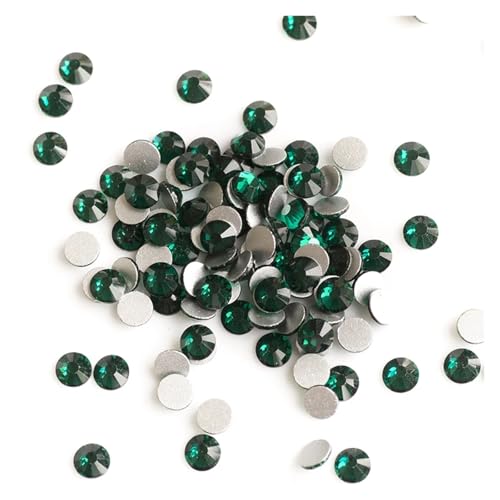 Hotfix Strasssteine Für Kleidung Flatback Kristall-Strasssteine ​​in allen Größen for Nagelkleidung for Basteln, Basteln, Dekorieren, Edelsteine(Emerald,SS8 1440Pcs) von ZHOUXYFDC