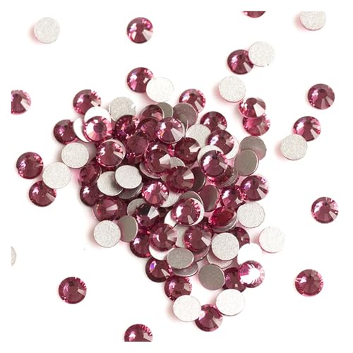 Hotfix Strasssteine Für Kleidung Flatback Kristall-Strasssteine ​​in allen Größen for Nagelkleidung for Basteln, Basteln, Dekorieren, Edelsteine(Rose,SS16 1440Pcs) von ZHOUXYFDC