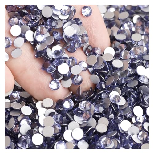 Hotfix Strasssteine Für Kleidung Flatback Kristall-Strasssteine ​​in allen Größen for Nagelkleidung for Basteln, Basteln, Dekorieren, Edelsteine(Tanzanite,SS20 1440Pcs) von ZHOUXYFDC