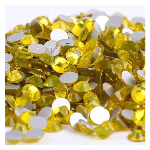Hotfix Strasssteine Für Kleidung Hotfix-Strasssteine, schillernde Edelsteine, 3D-Nagelkunst-Strasssteine, Kristalle, nicht HotFix-Nagelkunst-Dekorationen(Citirine,SS5-1440pcs) von ZHOUXYFDC