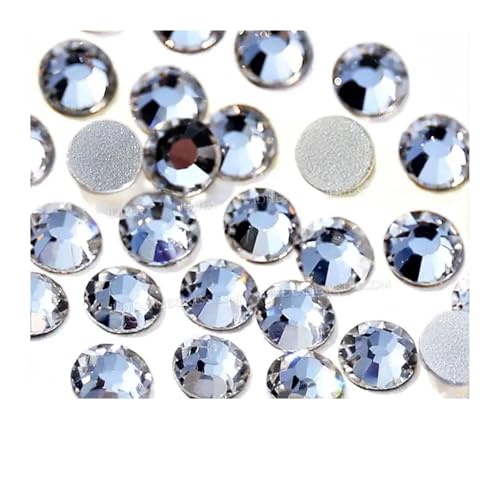 Hotfix Strasssteine Für Kleidung Klar AB Nicht hot fix Strass flache rückseite kristalle glas stein strass glitters for 3d nagel bekleidungs ​​hochzeit(Clear-Silver Back,SS12 1440pcs) von ZHOUXYFDC
