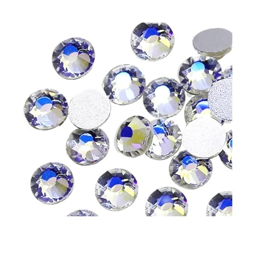 Hotfix Strasssteine Für Kleidung Multi Farben Crystal AB Nicht Hot Fix Strass Flache Rückseite Strass Nagel Glitters Kleidungsstück Stein(Moon Night,SS20 1440PCS) von ZHOUXYFDC