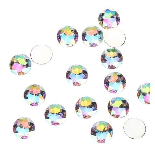 Hotfix Strasssteine Für Kleidung Nicht Hotfix Bunte Runde Steine ​​Applique Flatback Strass for Bekleidungs ​​Zubehör Kleid(AB,12mm 150pcs) von ZHOUXYFDC