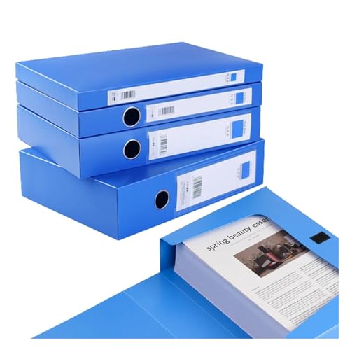 ZHOUXYFDC Dokumentenbox 2 Stück A4-verdickte Büro-Datei-Aufbewahrungsboxen, große Kapazität for Schreibtisch-Dokumententasche, Faltbarer Datenordner-Organizer, Schulschreibwaren ZHOUXYFDC Dokumentenbox 2 Stück A4-verdickte Büro-Datei-Aufbewahrungsboxen, große Kapazität for Schreibtisch-Dokumententasche, Faltbarer Datenordner-Organizer, Schulschreibwaren von ZHOUXYFDC