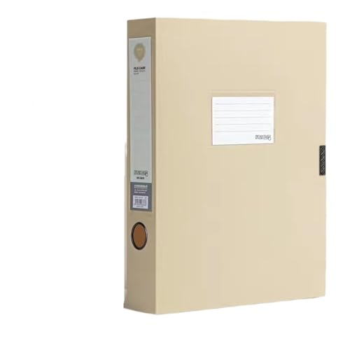 ZHOUXYFDC Dokumentenbox 2 stücke A4 Verdickt 35mm Büro Dokument Datei Lagerung Box Klapp Große Kapazität Desktop Multifunktionale Informationen Organizer Supplies(Yellow) von ZHOUXYFDC