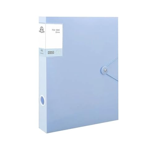 ZHOUXYFDC Dokumentenbox 2 stücke Multifunktionale A4 Datei Organizer Box Verdickt Desktop Storage Box PP Kunststoff Staubdicht Büro Liefert Archive(A) von ZHOUXYFDC