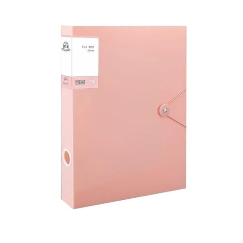 ZHOUXYFDC Dokumentenbox 2 stücke Multifunktionale A4 Datei Organizer Box Verdickt Desktop Storage Box PP Kunststoff Staubdicht Büro Liefert Archive(B) von ZHOUXYFDC