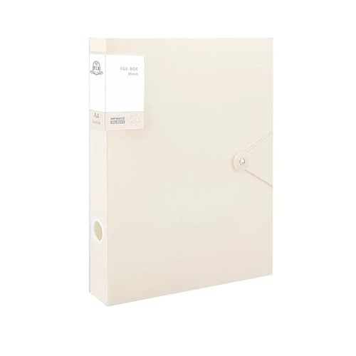 ZHOUXYFDC Dokumentenbox 2 stücke Multifunktionale A4 Datei Organizer Box Verdickt Desktop Storage Box PP Kunststoff Staubdicht Büro Liefert Archive(C) von ZHOUXYFDC