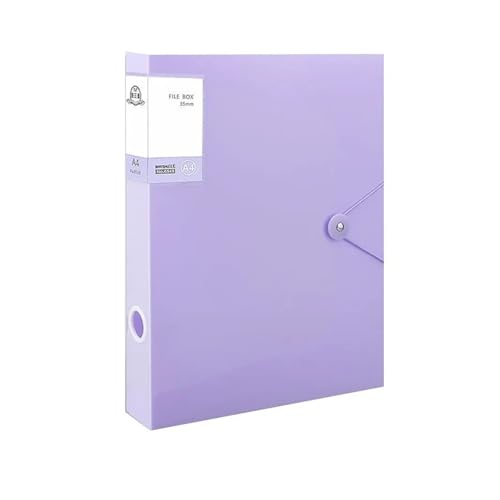 ZHOUXYFDC Dokumentenbox 2 stücke Multifunktionale A4 Datei Organizer Box Verdickt Desktop Storage Box PP Kunststoff Staubdicht Büro Liefert Archive(D) von ZHOUXYFDC