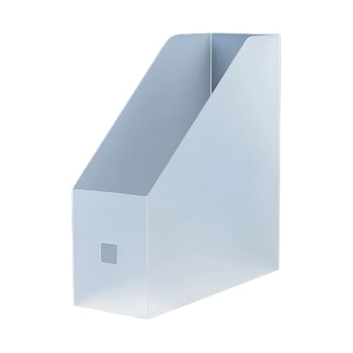 ZHOUXYFDC Dokumentenbox 3-teiliger Zeitschriftenablagehalter aus Kunststoff, Dokumenten-Organizer, multifunktionale Aufbewahrungsbox, Schreibtisch-Etui for das Home Office(Transparent 1) von ZHOUXYFDC