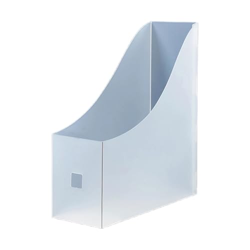 ZHOUXYFDC Dokumentenbox 3-teiliger Zeitschriftenablagehalter aus Kunststoff, Dokumenten-Organizer, multifunktionale Aufbewahrungsbox, Schreibtisch-Etui for das Home Office(Transparent 2) von ZHOUXYFDC