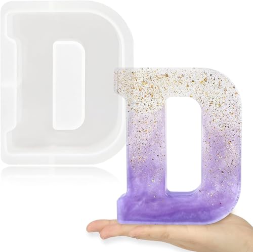 17,8 cm große Buchstabenformen für Harz, 3D-A-Großbuchstaben-Form aus Epoxidharz, A- bis Z, dicke Harz-Buchstabenformen für Buchstaben, Wortschilder, Kunst, Bastelarbeiten, Kuchen 17,8 cm große Buchstabenformen für Harz, 3D-A-Großbuchstaben-Form aus Epoxidharz, A- bis Z, dicke Harz-Buchstabenformen für Buchstaben, Wortschilder, Kunst, Bastelarbeiten, Kuchen von ZHRUOYAO
