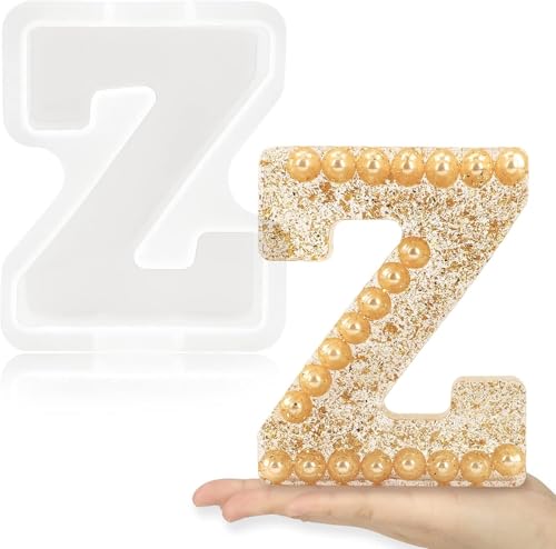17,8 cm große Buchstabenformen für Harz, 3D-A-Großbuchstaben-Form aus Epoxidharz, A- bis Z, dicke Harz-Buchstabenformen für Buchstaben, Wortschilder, Kunst, Bastelarbeiten, Kuchen 17,8 cm große Buchstabenformen für Harz, 3D-A-Großbuchstaben-Form aus Epoxidharz, A- bis Z, dicke Harz-Buchstabenformen für Buchstaben, Wortschilder, Kunst, Bastelarbeiten, Kuchen von ZHRUOYAO