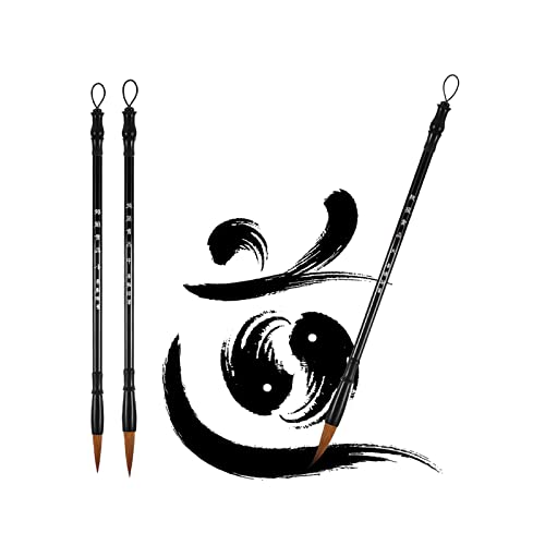 Kalligraphie-Set für Anfänger, chinesisches Kalligraphie-Pinsel-Set, chinesische Kalligraphie-Schreibpinsel, Zeichenpinsel in 3 Größen, traditionelle chinesische Marker Kalligraphie-Set für Anfänger, chinesisches Kalligraphie-Pinsel-Set, chinesische Kalligraphie-Schreibpinsel, Zeichenpinsel in 3 Größen, traditionelle chinesische Marker von ZHSH