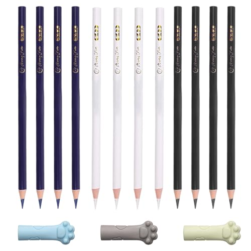 12 Stück Schneiderkreide, Blau & Weiß Stoff Marker, Notizen, Handwerk NäHzubehöR Schneiderkreide Schneiderkreidestift Trickmarker NäHen NäHkreide Stoffkreide Schneider Kreide Stoffmarkierstift von ZHTLTHZ