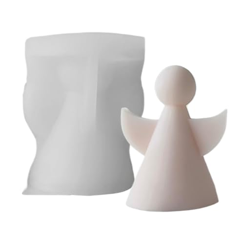 Engel Silikonform Gießformen, 3D Engel Silikon Kerzenform 3D Giessform Antihaft Bastelwerkzeug Für Kerzen, Seife, Gips, Handwerk, Ornamente von ZHUMCCY
