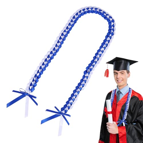 ZHUMCCY Abschlussband 2024, Abschlussband Klasse 2024 - Handgefertigte Gradkordeln | Handgefertigte Absolventenschnüre, 2024-Glückwunsch-Party-Schleifenschmuck für das College, die High School von ZHUMCCY