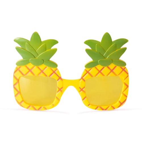 ZHUMCCY Frucht Sonnenbrille,Lustige Hawaii Ananas Brille - Lustige Brillen Accessoires Für Party Feste Urlaub Fotos von ZHUMCCY