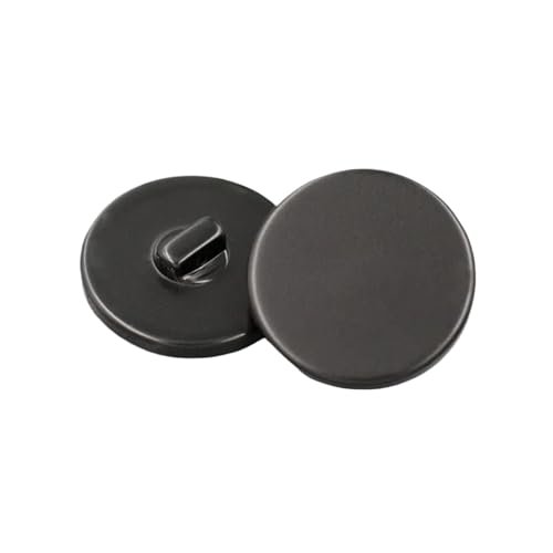 Knöpfe aus Kunstharz, hochwertige Knöpfe für Damen und Herren, Wollmantel, Anzug, Windbreaker, Menge: 20 Stück, Größe 10 - 34 mm (Schwarz, 11 mm) von ZHUNQU
