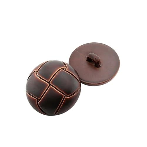 Runde Kunstlederknöpfe, Kunststoffknöpfe, Kleidung, Puppen, Bekleidungszubehör, 10 Stück, Größe 12 mm – 28 mm, Braun 2,15 mm Runde Kunstlederknöpfe, Kunststoffknöpfe, Kleidung, Puppen, Bekleidungszubehör, 10 Stück, Größe 12 mm – 28 mm, Braun 2,15 mm von ZHUNQU