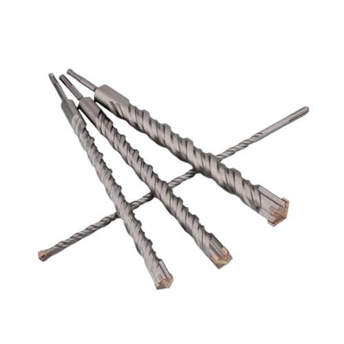 2 STÜCKE Elektrischer Schlaghammer SDS PLUS Doppelhelix 4-Blatt-Legierungsbetonbohrer, for Bohren in Wände(12 x 450mm/17.71in) von ZHUNTE