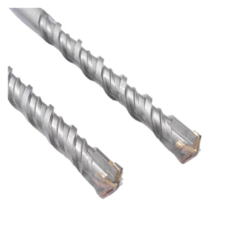 Beton-Schlagbohrer mit 4 Klingen, verlängert, 1 Stück, 450 mm, geeignet for Wandbeton(18mm x 17.7in/450mm) von ZHUNTE
