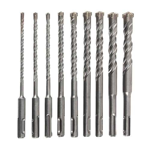 Elektrischer Schlaghammer Mauerwerk Kreuzschlitz SDS Plus Bohrer for Betonbohrer(Rounded handle 12 x160mm/6.29in) von ZHUNTE