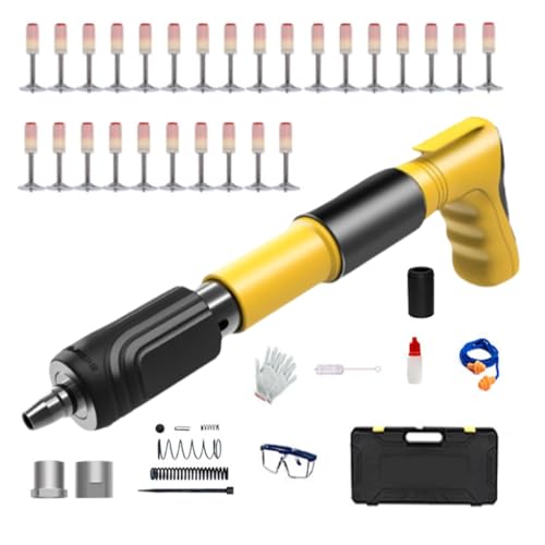 ZHXQRP Manuelle Mini-Nagelpistole aus Stahl 5-Fach verstellbare Nagelpistole Beton-Nagelpistolen-Sets integrierter Luftnagler für Betonwände ZHXQRP Manuelle Mini-Nagelpistole aus Stahl 5-Fach verstellbare Nagelpistole Beton-Nagelpistolen-Sets integrierter Luftnagler für Betonwände von ZHXQRP