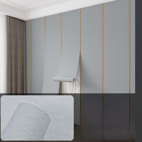 ZHXQRP Selbstklebend Abnehmbar Aufkleber für Wohnzimmer Schlafzimmer Sofa Hintergrund Wanddekoration Dekorative Folie(Dark Gray,0.5 * 2.8m/1.64 * 9.18ft) von ZHXQRP