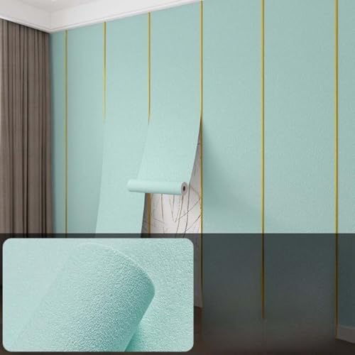 ZHXQRP Selbstklebend Abnehmbar Aufkleber für Wohnzimmer Schlafzimmer Sofa Hintergrund Wanddekoration Dekorative Folie(Green,0.5 * 10m/1.64 * 32.8ft) von ZHXQRP