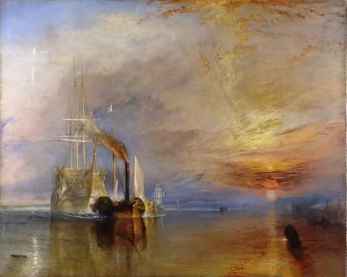 Malen Nach Zahlen Erwachsene Kinder Landschaft Berühmte Gemälde Ohne Rahmen 40X50CM The Fighting Temeraire - Joseph Mallord William Turner,A27 Malen Nach Zahlen Erwachsene Kinder Landschaft Berühmte Gemälde Ohne Rahmen 40X50CM The Fighting Temeraire - Joseph Mallord William Turner,A27 von ZHXXFD