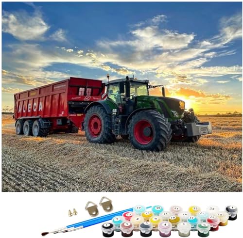 Malen Nach Zahlen Erwachsene Landschaft Traktor Mit Rahmen 40X50Cm Malen Nach Zahlen Kinder,Malen Nach Zahlen Erwachsene Groß Leinwand,B4 Malen Nach Zahlen Erwachsene Landschaft Traktor Mit Rahmen 40X50Cm Malen Nach Zahlen Kinder,Malen Nach Zahlen Erwachsene Groß Leinwand,B4 von ZHXXFD