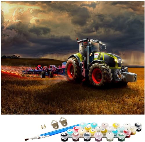 Malen Nach Zahlen Erwachsene Landschaft Traktor Ohne Rahmen 40X50Cm Malen Nach Zahlen Kinder,Malen Nach Zahlen Erwachsene Groß Leinwand,B16 Malen Nach Zahlen Erwachsene Landschaft Traktor Ohne Rahmen 40X50Cm Malen Nach Zahlen Kinder,Malen Nach Zahlen Erwachsene Groß Leinwand,B16 von ZHXXFD